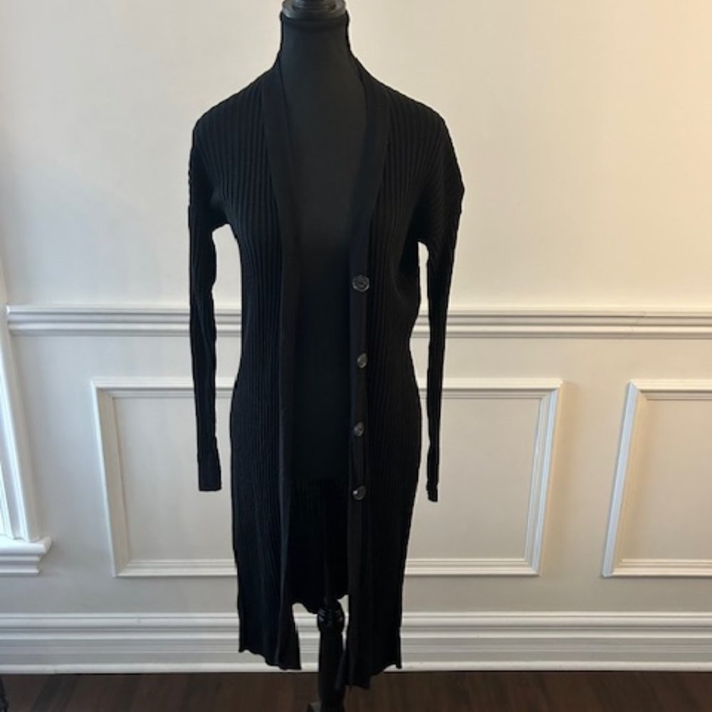 Line Long Cardigan